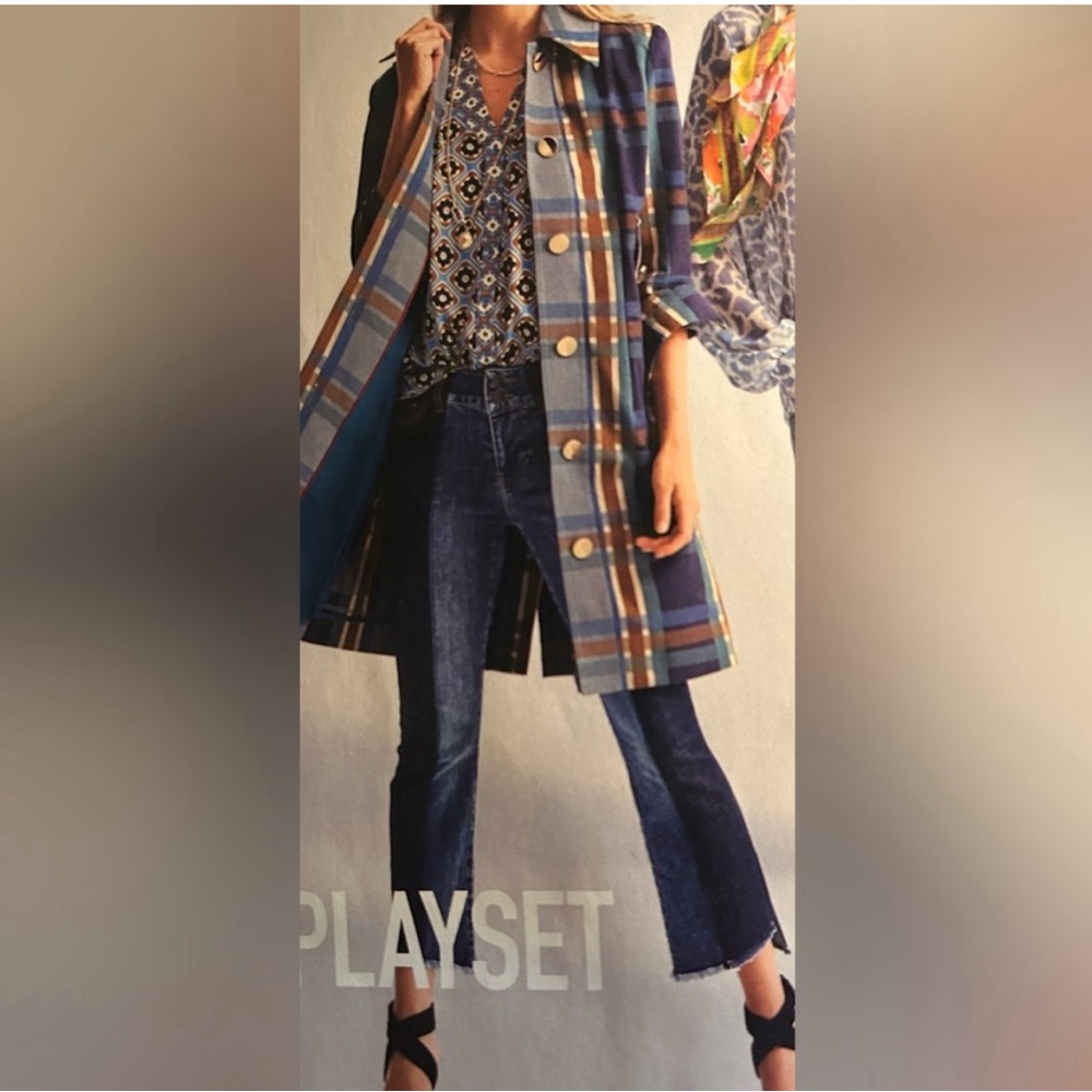 Cabi Hi Lo Crop Jeans